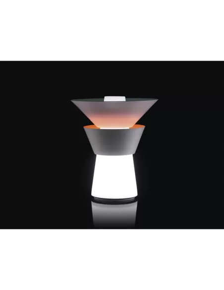 Lampe de table Nemo Carmencita avec 2 diffuseurs vert/orange 1x60w e27